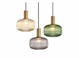 Foto van Lampen verlichting retro nordic restaurant colored glass chandelier bar bedroom creative lamps kitch