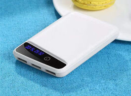 Foto van Telefoon accessoires 3 usb micro power bank shell 10000mah diy 18650 case battery charge storage box