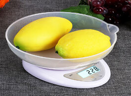 Foto van Huis inrichting 5kg 1g portable digital scale led electronic scales postal food balance measuring we