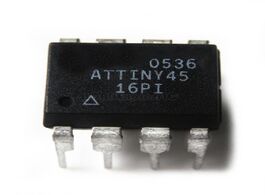 Foto van Elektronica componenten 1pcs lot attiny45 20pu dip 8 in stock