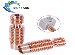 Foto van Computer kingroon all metal copper e3d v6 throat stainless steel 3d printer part nozzle for 1.75mm h
