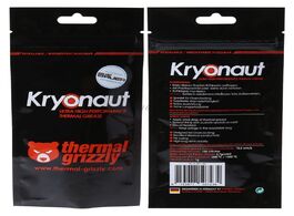 Foto van Computer thermal grizzly kryonaut 1g for cpu amd intel processor heatsink fan compound cooling paste