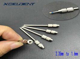 Foto van Schoonheid gezondheid 5pcs dental drill bur adapter converter 2.35mm to 1.6mm shank polisher 3mm