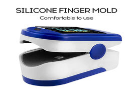 Foto van Schoonheid gezondheid portable finger oximeter fingertip pulseoximeter medical equipment with oled d