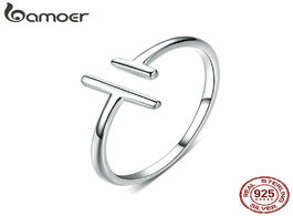 Foto van Sieraden bameor authentic 925 sterling silver simple minimalist open adjustable finger rings for wom