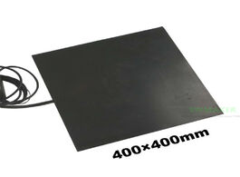 Foto van Computer 400x400mm 450w 600w 1000w 3d printer silicone rubber heater pad 400 400mm black heating