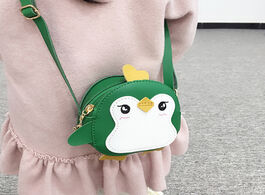 Foto van Tassen animal penguin shape shoulder bag kids girls crossbody cute clutch leather mini handbag bags 
