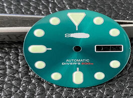 Foto van Horloge watch parts 28.5mm enamel orange green blue dial luminous marks suitable for japan nh36a aut