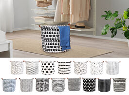 Foto van Huis inrichting 1pc foldable laundry basket large capacity hamper dirty clothes storage organizer bu