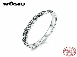 Foto van Sieraden wostu minimalist flower ring 925 sterling silver delicate rings finger for women wedding fa
