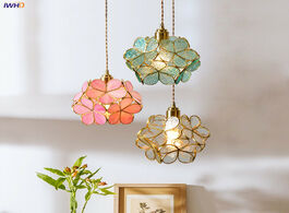 Foto van Lampen verlichting iwhd nordic flower copper pendant lighting fixtures bedroom dinning living room g