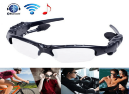 Foto van Woning en bouw smart bluetooth sunglasses stereo handsfree headset mp3 riding eye glasses phone bicy