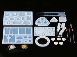 Foto van Sieraden pandahall jewelry making kits silicone molds set with diy wood moulds resin casting for epo