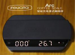 Foto van Huis inrichting felicita arc incline coffee scale with bluetooth usb electronic drip timer waterproo