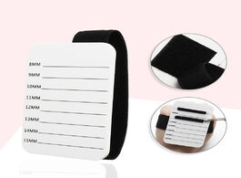 Foto van Schoonheid gezondheid 4kinds fake eyelash tray strip stand holder with belt extensions hand plate ey