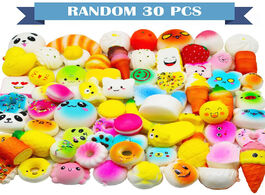 Foto van Speelgoed 30pcs lot jumbo squishy scented soft slow rising squeeze pressure relief toys child adult