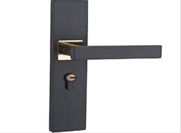 Foto van Bevestigingsmaterialen newest minimalist door lock continental bedroom handle interior anti theft ro