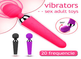 Foto van Schoonheid gezondheid magic wand vibrateur clitoris vibromasseur puissant dildos vibrator sex women 
