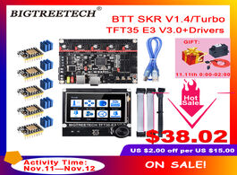 Foto van Computer bigtreetech btt skr v1.4 turbo 32 bit control board tft35 e3 v3.0 touch screen tmc2209 2208