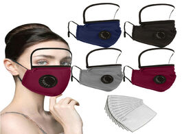 Foto van Beveiliging en bescherming face maks adult mouth masks filters and detachable eye shield facemasks p