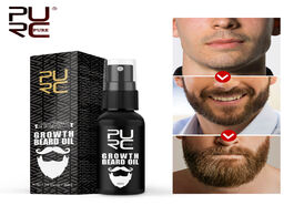 Foto van Schoonheid gezondheid purc beard growth oil support vitamin formula make fuller thicker grooming mus