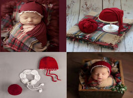 Foto van Baby peuter benodigdheden newborn photography props christmas hat blanket wraps photo studio shoots 