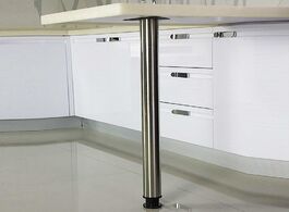 Foto van Meubels adjustable 87 90cm bar table support leg breakfast worktop stainless steel furniture extende