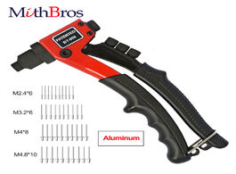 Foto van Gereedschap mithbros hand blind riveter nut tool rivet gun manual setter kit for inserting