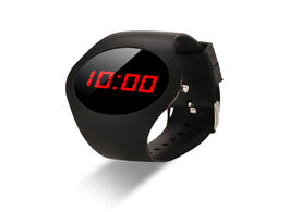 Foto van Horloge ultra thin children s wrist watch fashion sport kids digital clock colorful silicone student