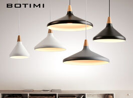 Foto van Lampen verlichting botimi nordic retro pendant lights for dining kitchen lampadario vintage metal ha
