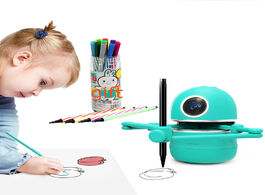 Foto van Speelgoed 3 in 1 diy drawing robots doodle technology kids automatic painting learning art training 