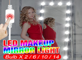 Foto van Lampen verlichting dressing table mirror led light bulb usb selfie beauty lamp dimmable makeup vanit