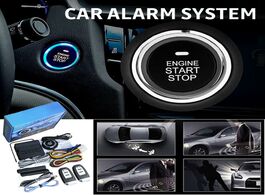 Foto van Auto motor accessoires car alarm system pke keyless entry engine start push button remote starter un