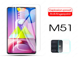 Foto van Telefoon accessoires for samsung m51 6.7 protective tempered glass m 51 camera lens explosion proof 