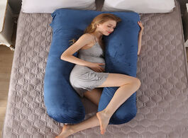 Foto van Baby peuter benodigdheden sleeping support pillow for pregnant women body cotton pillowcase u shape 