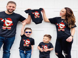 Foto van Baby peuter benodigdheden family matching clothes christmas t shirt look snowman new year outfits fa