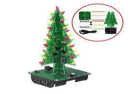 Foto van Computer 3d christmas tree assemble kit icstation diy soldering practice electronic circuit solder s