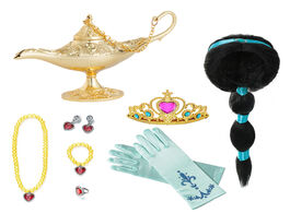 Foto van Baby peuter benodigdheden yofeel girls jasmine jewelre aladdin s lamp wig princess accesories crown 