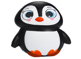 Foto van Speelgoed squeeze soft squishies adorable penguin slow rising cream scented stress relief toys funny
