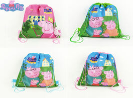 Foto van Speelgoed peppa pig bundle pocket storage bag non woven fabric shopping george family anmie figure t