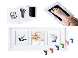 Foto van Baby peuter benodigdheden 6 color care non toxic handprint kit imprint footprint souvenirs newborn c