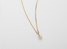 Foto van Sieraden hot 925 sterling silver aaa zirconia chain necklace shiny star pendants for women gift chok