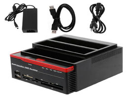 Foto van Computer all in 1 usb 3.0 to sata ide external high speed hard drive card reader multifunctional hdd