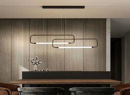 Foto van Lampen verlichting modern led pendant lights for dining room kitchens suspension luminaire colgante 
