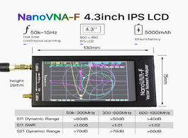Foto van Gereedschap 4.3 lcd display nanovna vna f hf vhf uhf vector network analyzer antenna aluminum case 5
