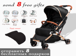 Foto van Baby peuter benodigdheden ru free ship! ultra light portable folding shock absorber umbrella strolle