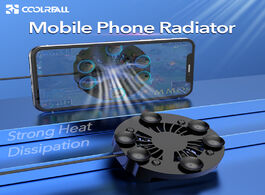 Foto van Telefoon accessoires coolreall mobile phone radiator gaming universal cooler adjustable portable fan