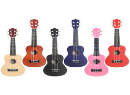 Foto van Sport en spel 21 inch 12 frets ukulele soprano musical instrument 4 strings hawaii guitar