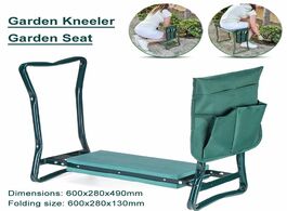 Foto van Meubels 150kg load garden kneeler with handles folding stainless steel stool eva kneeling pad garden