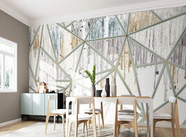 Foto van Woning en bouw custom modern creative geometric line marble 3d wallpaper bedroom tv background wall 
